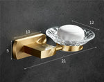 porte serviettes moderne élégants finition brossée or gris métallisé salle bain accessoire quincaillerie fixations