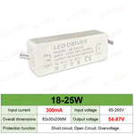 pilote led driver alimentation 120v 240v 3w 18w 300ma 600ma isolation industrielle ccc sécurité