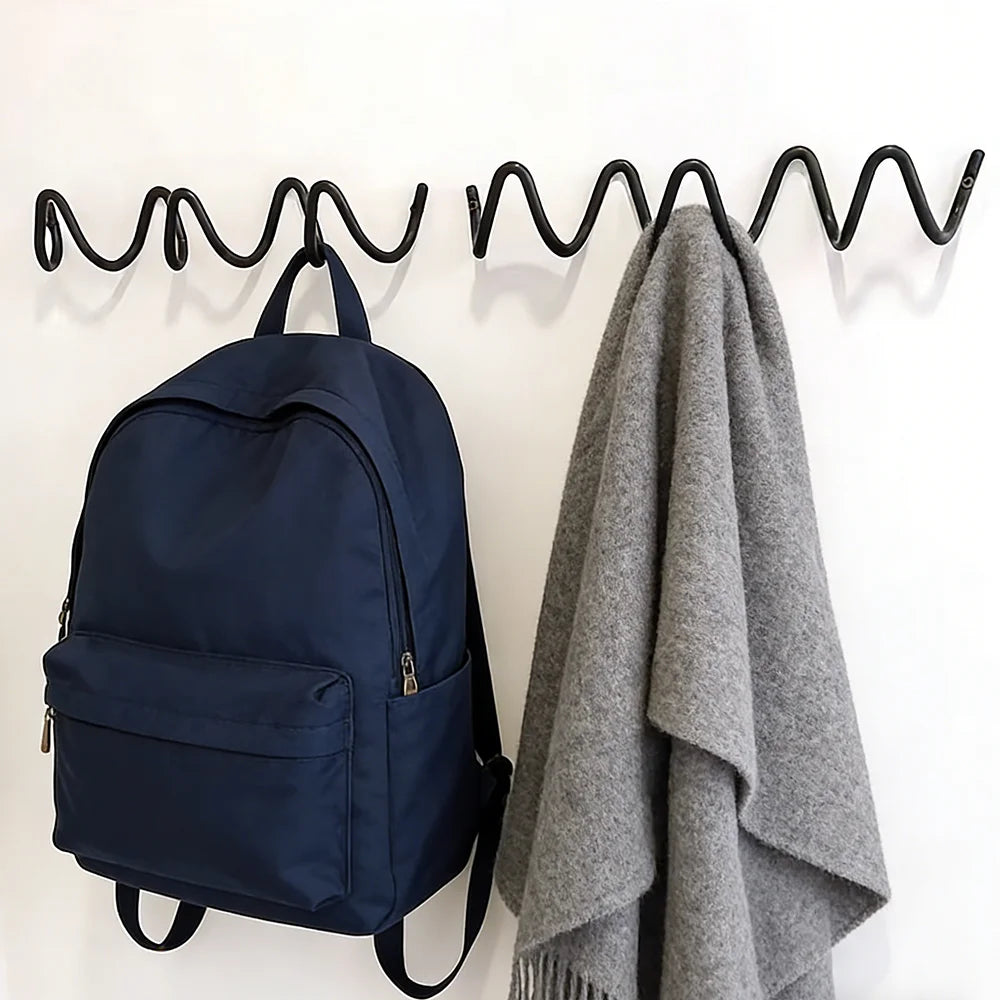 porte sacs mural moderne argent vert gris beige noir blanc uni