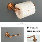 accessoires salle bain or rose finition brossée moderne porte savon papier toilette serviettes métal