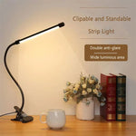 lampe led flexible noir gooseneck ajustable lecture chevet étudiant chambre