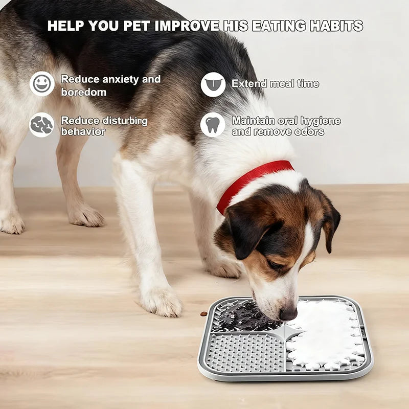 tapis nourriture silicone anti glisse anti etouffement bleu violet vert gris orange moderne slow