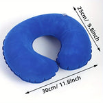 coussin voyage bleu rouge gris texturé ergonomique fixations portable polyeste pvc