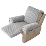 protège siège canapé trois places beige quilté non glissant poches adhésif moderne resistant waterproof