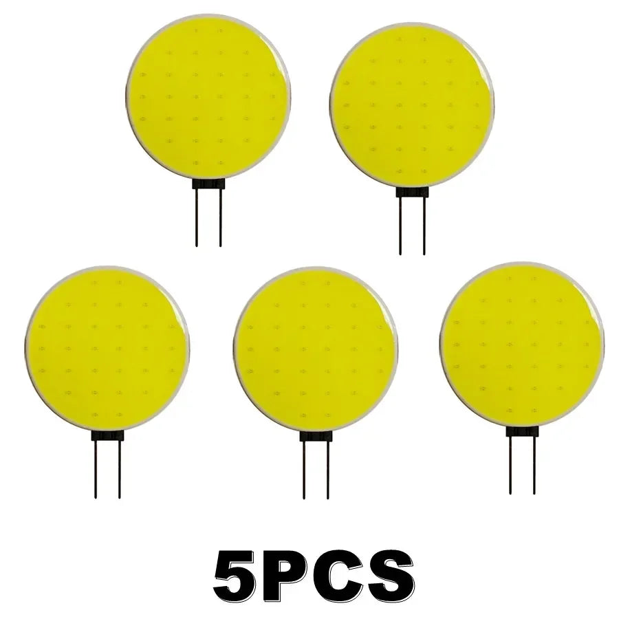 ampoule led g4 cob 5w 7w blanc froid chaud points lumineux moderne clips
