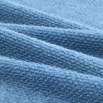 serviette bain coton blanc rose bleu marine action grâces texture tissée absorbante lavage machine