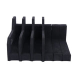 rangement industriel épaisses pièces tiges métalliques vis fixations utilitaires noir mat