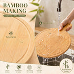 planche découper bambou rustique multifacteurs pizza charcuterie dessert servir garnir alimentos bếp gỗ tự