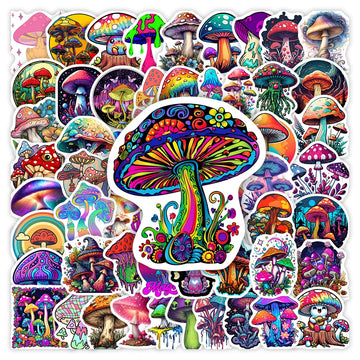 sticker fantaisie floral waterproof multicolore adhésif deco scrapbook journal bouteille ordinateur portable