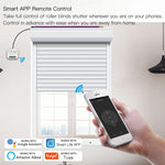 module rideau motorisé intelligent télécommande rf433 application smartphone contrôle vocal programmation