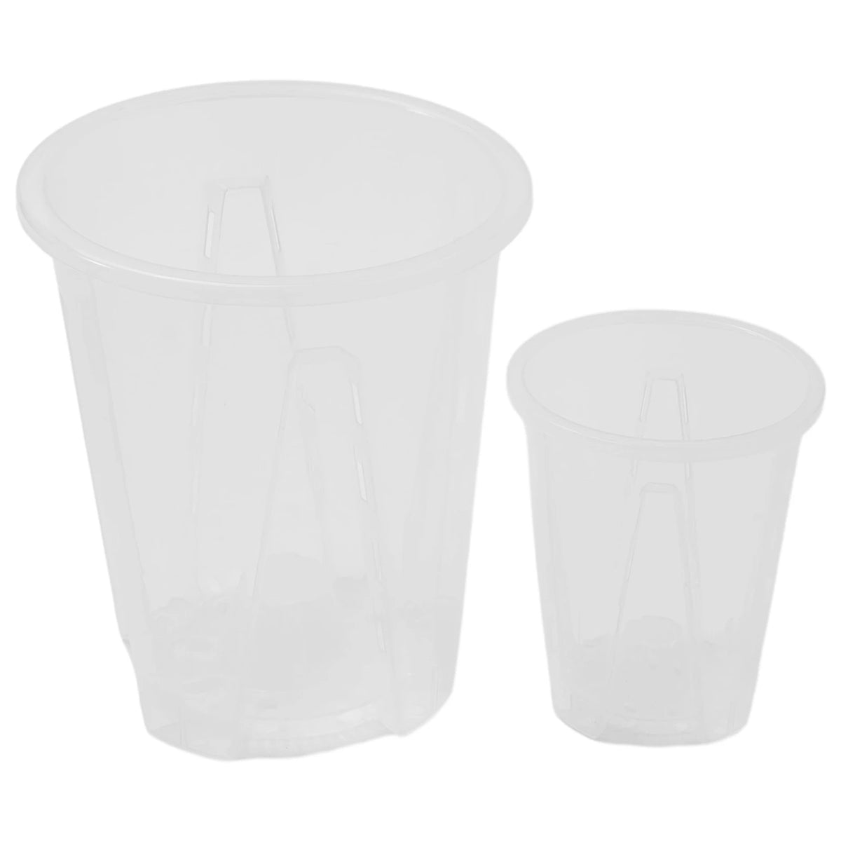 cache pot transparent moderne pot fleur sans motif 10cm 12cm 14cm 16cm ornement