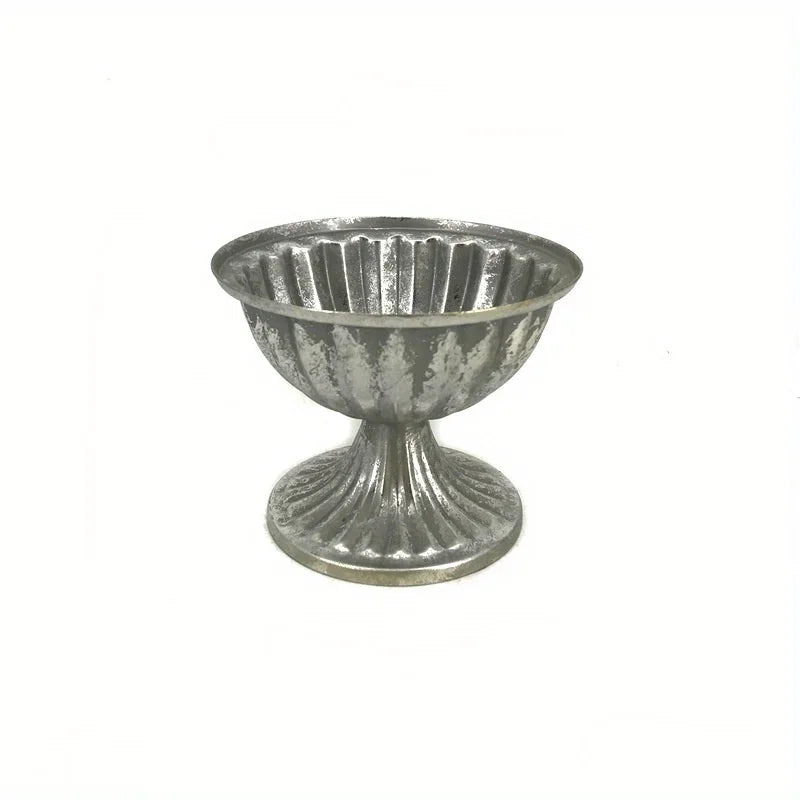 support fleurs bougie or argent blanc rayures verticales classique deco maison