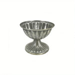 support fleurs bougie or argent blanc rayures verticales classique deco maison