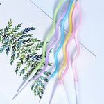 bougies colorées twisté moderne boîtes rangement diverses couleurs