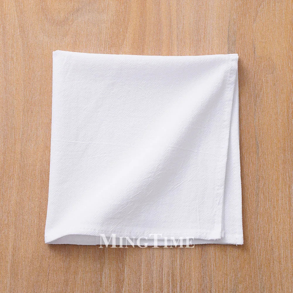serviettes table coton uni classiques couleurs variées maison party festive