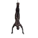 statues suspendues bronze figures humaines mouvement art contemporain décoration intérieure rétro vintage nostalgie