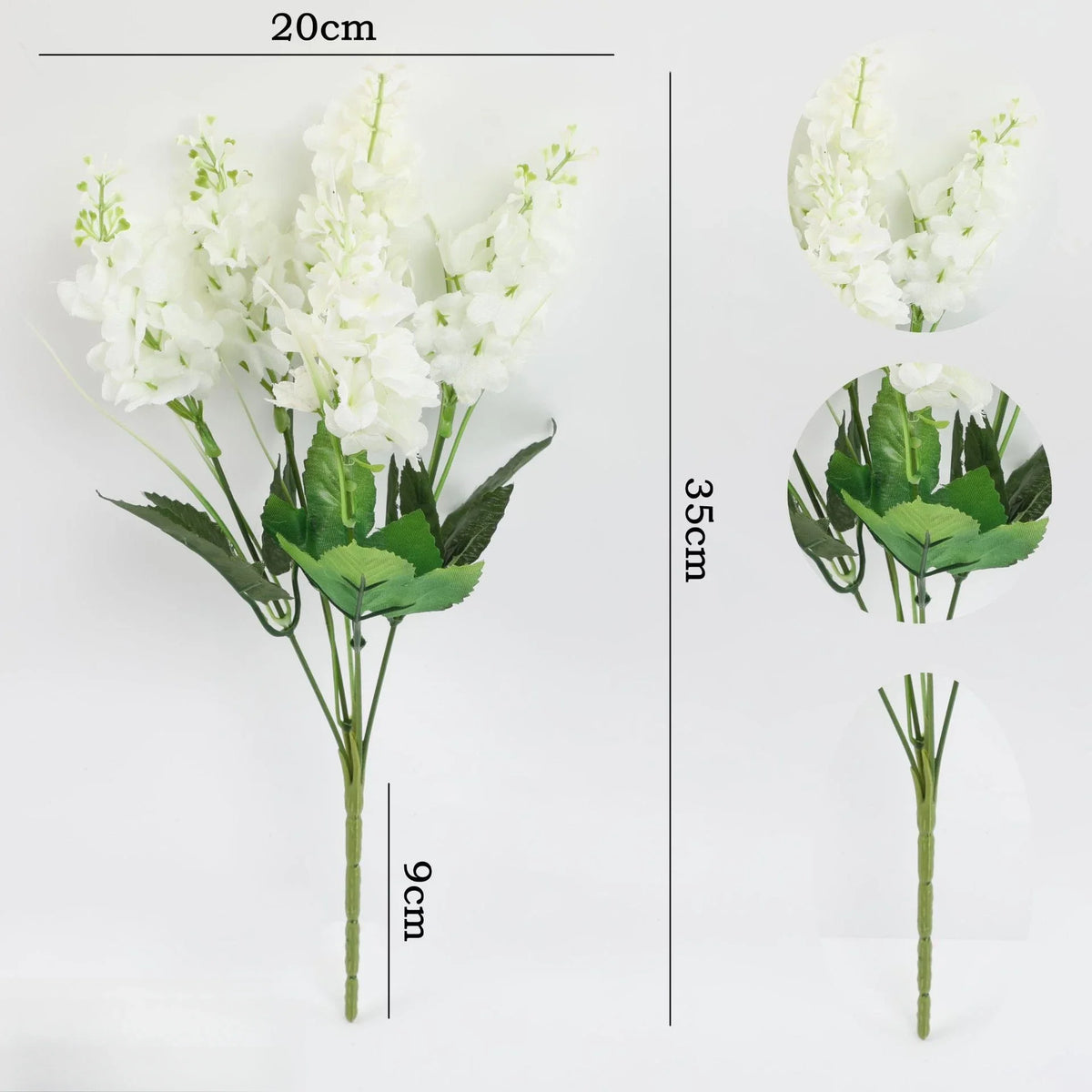 bouquet hyacinthe artificielle violet rose jaune blanc moderne décoration intérieur mariage anniversaire baby shower