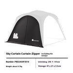 tente camping automatique imperméable grande capacité table chaises pliantes extérieur gris