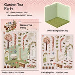 sticker 3d relief hexagonal scènes miniatures intérieurs paysages floral animaux décoration intérieure adhésif