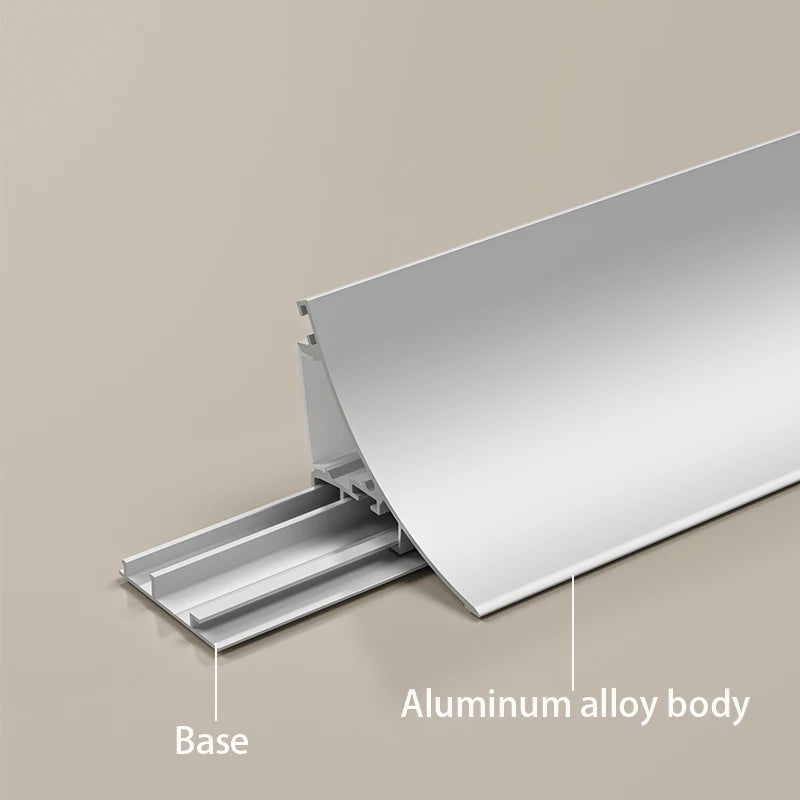 éclairage intérieur led barre lumineuse aluminium blanc moderne clips chambre coucher