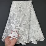 dentelle polyester coton fleurs motifs floraux beige blanc bleu violet vert fine ajourée élastique