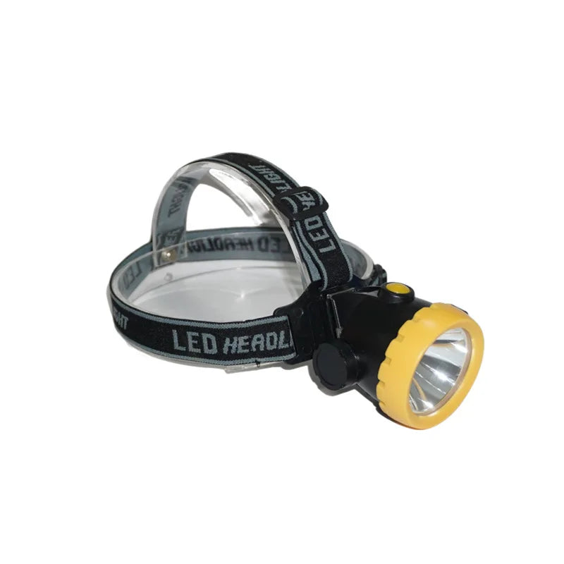 lampe frontale led noire pratique chargeur incluse ceinture ajustable camping chasseextérieur