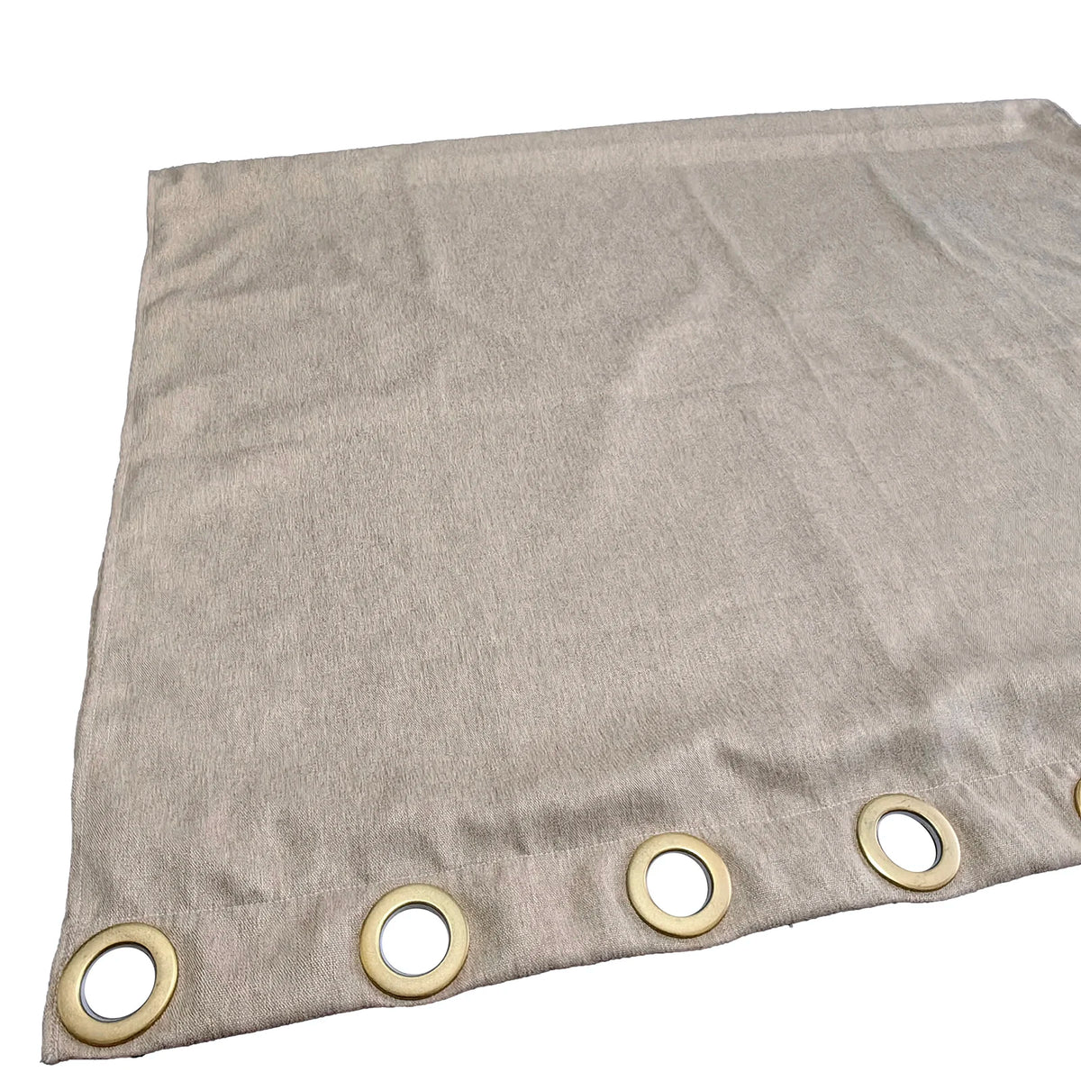 rideau anti radiation beige gris tissu texturé moderne dorés protection emf