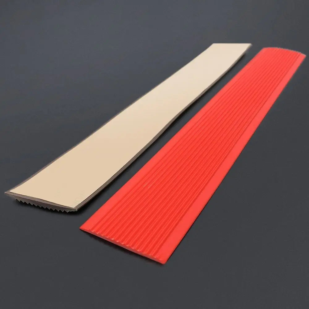 bandes antidérapantes adhésives 1m rayures verticales rouge vert bleu gris modernes sécurité sol tapis
