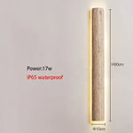 applique murale moderne minimaliste pierre naturelle beige clair 3000k 4000k 6000k