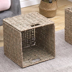 boîtes vannerie tressée rustique bohème scandinave beige marron multipurpose rangement salon chambre