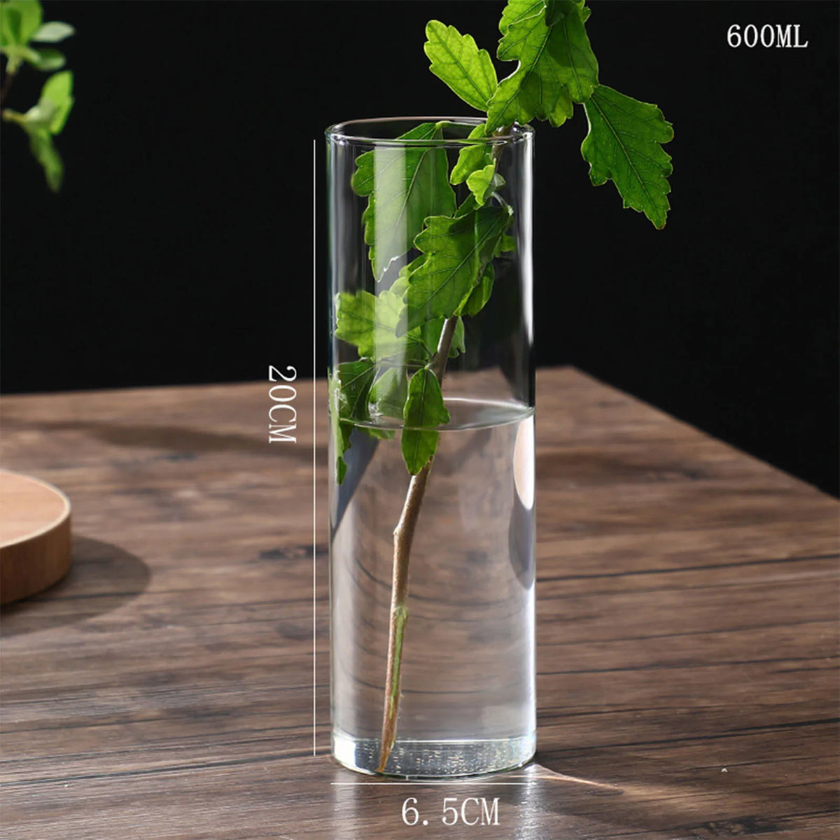 vases transparents modernes verre décoration table centre fêtes mariage
