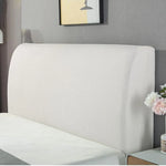 housse tête lit élastique protège tête lit moderne textile tissé couleur unie