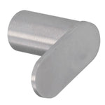 porte serviettes moderne aluminium argenté finition brossée fixations vis minimaliste