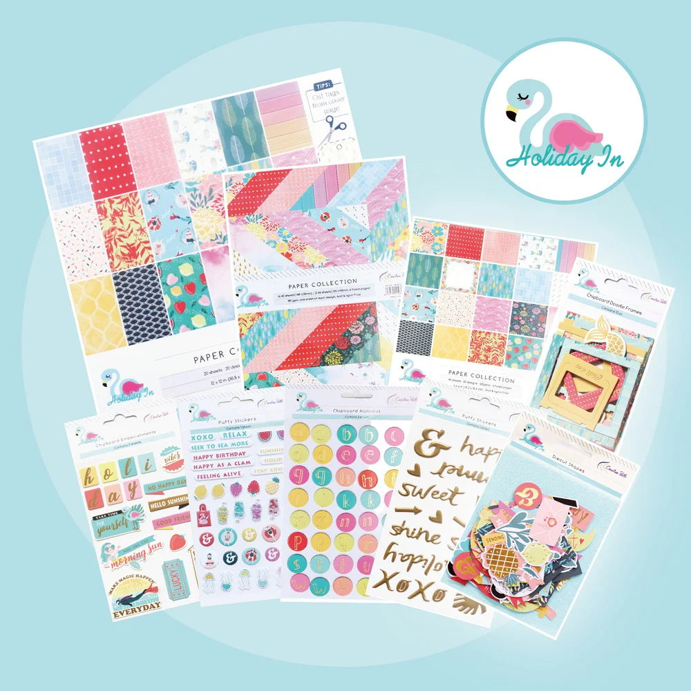 papiers décoratifs motifs floraux autocollants colorés étiquettes scrapbooking cartes souhaits sets créatifs