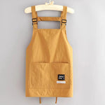 tablier cuisine marron vertolive rouge uni moderne fonctionnel boucles pocheavant étiquette logossering