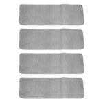 tapis sol moderne antidérapant absorbant gris clair mousse mémoire forme porte bain cuisine
