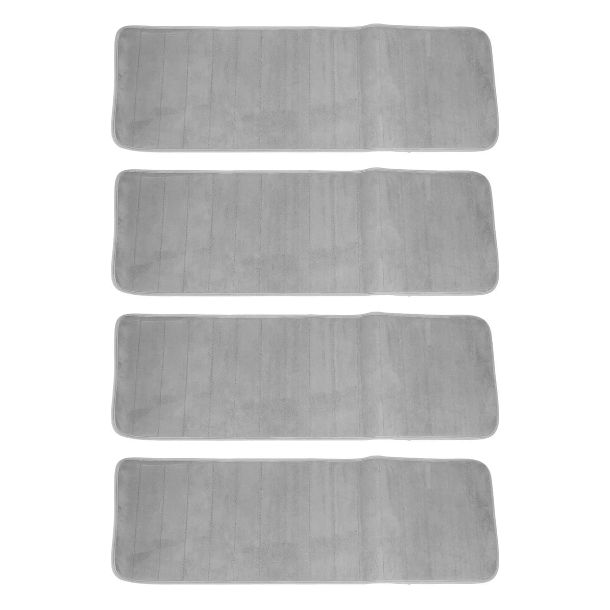 tapis sol moderne antidérapant absorbant gris clair mousse mémoire forme porte bain cuisine