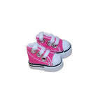 chaussures sport miniatures toile coton classiques baskets couleurs variées opaques enfants accessoires poupées