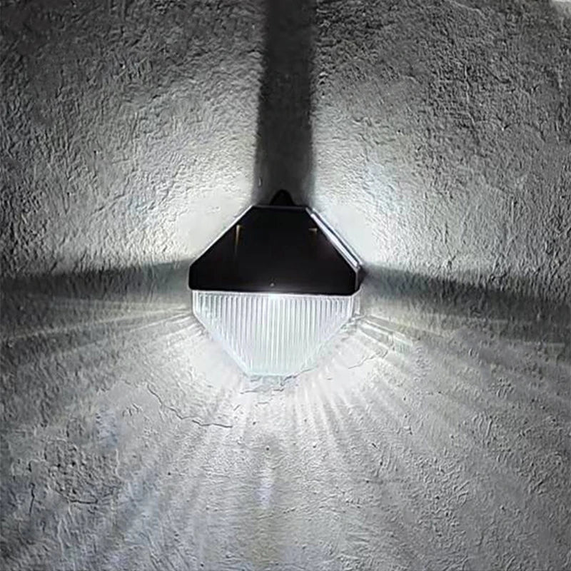 lampe solaire gouttière blanc moderne clips panneau solaire led interrupteurextérieur 2492000lm
