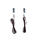 lampe led intérieure gris noir moderne lampes 120cm cable clip orange facile