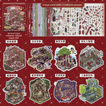 sticker book miniature scenes spiral binding colorful animal stickers creative journal supplies kawaii numbered