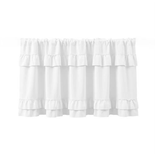 rideau blanc ruché opacité classique tringle 100x45 145x45 145x60 230x45 cuisine farmhouse