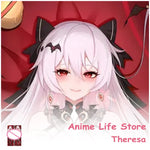 housse dakimakura anime honkai star rail theresa taie oreiller longue double face coton doux