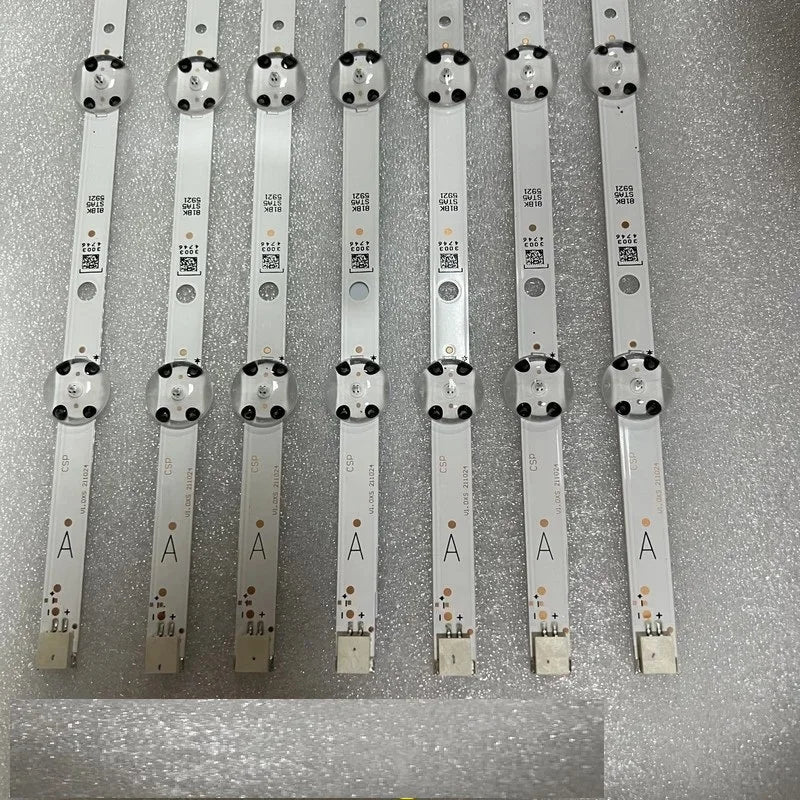 bandes led rétroéclairage téléviseur blanc moderne connecteurs aluminium sans câble