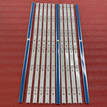 bande lumineuse led blanc moderne connecteurs électriques aluminium fixations lisses sans fil