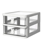 organisateur moderne rose clair transparent tiroirs plastique respectueux environnement multifonctionnel