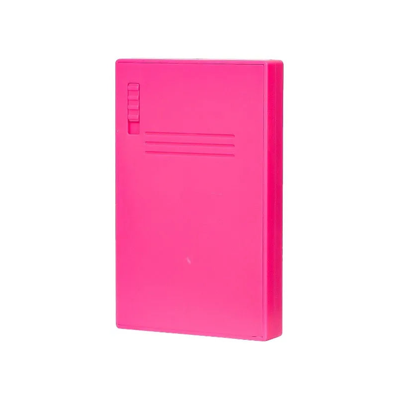 boîtes tabac modernes rose bleu vert blanc plastique opaques portables compartiments accessoires crémaillère