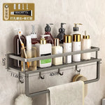 étagère murale moderne grille ventilation clip fixation salle bain cuisine organisation couleur beige claire