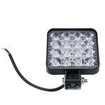 phare led noir jaune rouge bleu moderne robuste ip65 48w clips transparent inondation