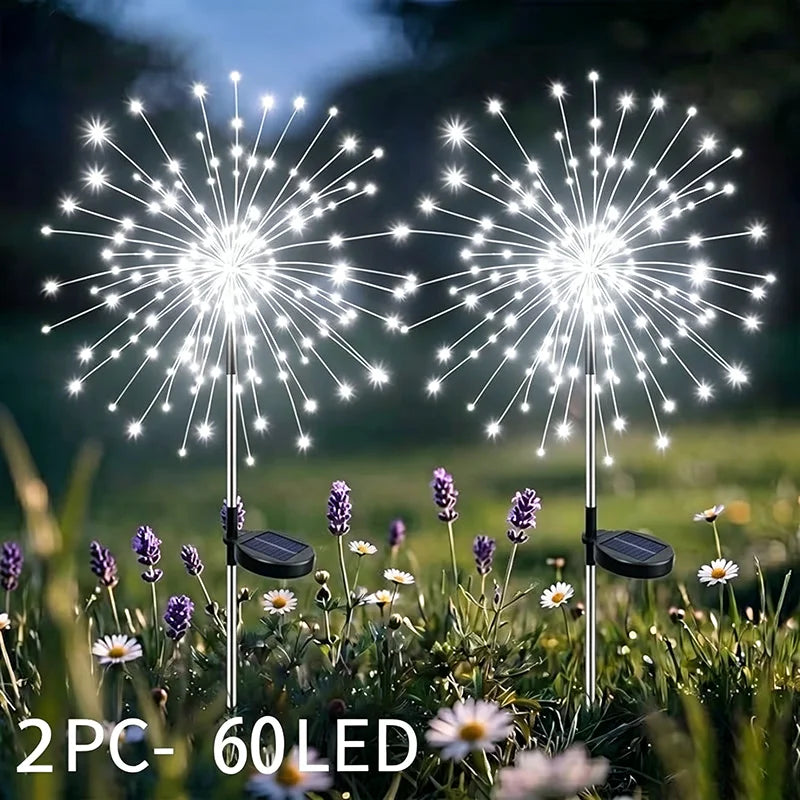 lumière solaire jardin led blanc doré moderne étoile fixée tigeextérieur décoration patio